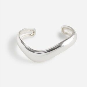 Silver Chunky Cuff Bracelet